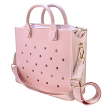 Charger l'image dans la galerie, EVA Large Leather Shoulder Bag Handbag Tote Bag Storage for Women Casual Waterproof Beach Bag Hole Fit Charm Fashion Storage Bag