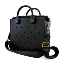 Charger l'image dans la galerie, EVA Large Leather Shoulder Bag Handbag Tote Bag Storage for Women Casual Waterproof Beach Bag Hole Fit Charm Fashion Storage Bag